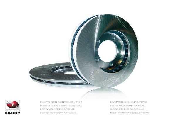 Nippon pieces N331N26 Rear brake disc, non-ventilated N331N26