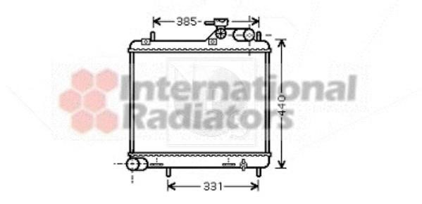 Nippon pieces H156I48 Radiator, engine cooling H156I48