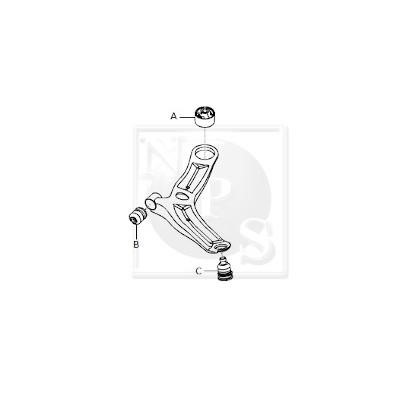 Nippon pieces S420G09 Ball joint S420G09