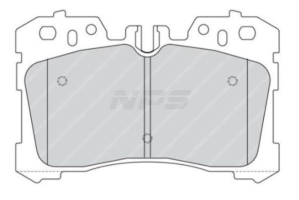 Nippon pieces T360A135 Brake Pad Set, disc brake T360A135