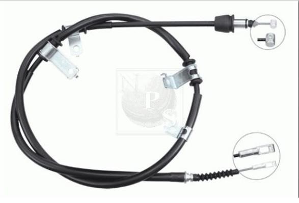 Nippon pieces H291I24 Cable Pull, parking brake H291I24