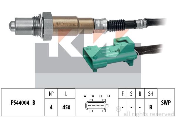 KW 498206 Lambda sensor 498206