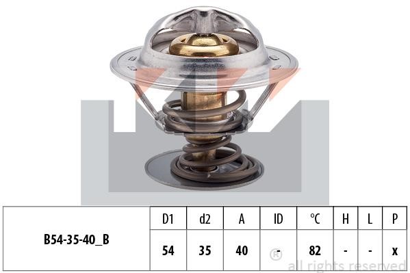 KW 580641S Thermostat, coolant 580641S