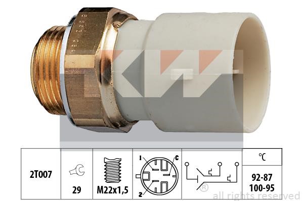 KW 550663 Fan switch 550663