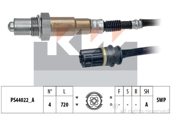 KW 498288 Lambda sensor 498288