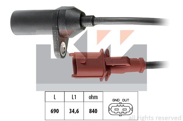 KW 453.356 Crankshaft position sensor 453356