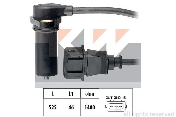 KW 453.219 Crankshaft position sensor 453219