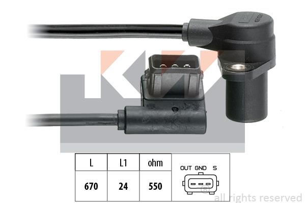 KW 453.485 Crankshaft position sensor 453485