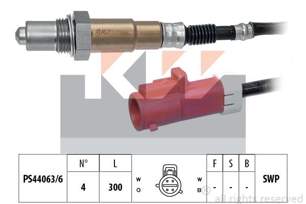 KW 497687 Lambda sensor 497687