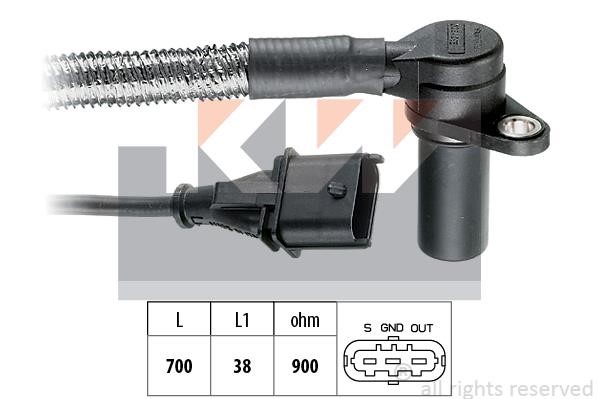 KW 453.284 Crankshaft position sensor 453284