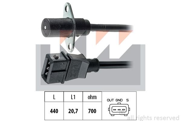 KW 453.022 Crankshaft position sensor 453022