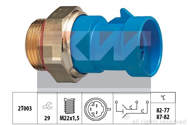 KW 550653 Fan switch 550653