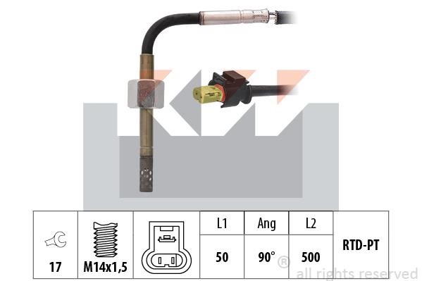 KW 422 081 Exhaust gas temperature sensor 422081