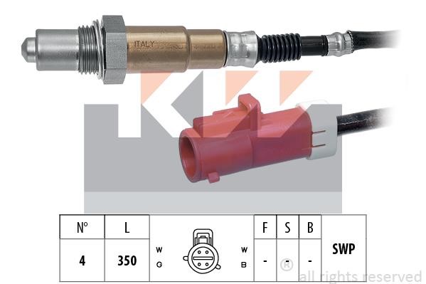 KW 498183 Lambda sensor 498183