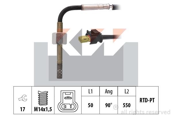 KW 422 091 Exhaust gas temperature sensor 422091