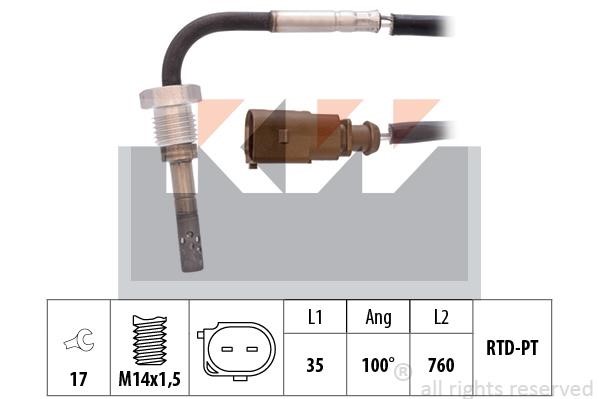 KW 422 002 Exhaust gas temperature sensor 422002