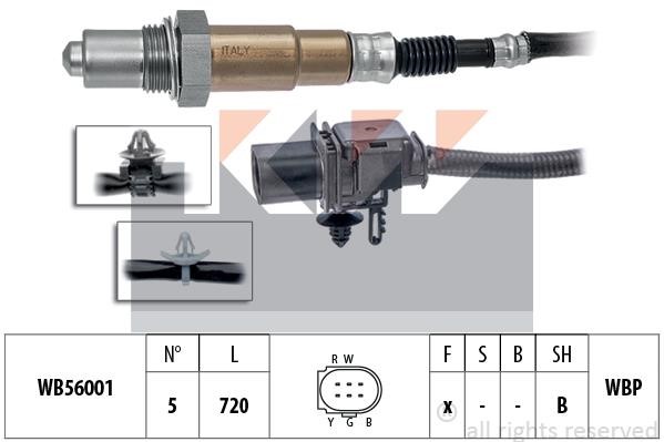 KW 498 441 Lambda sensor 498441