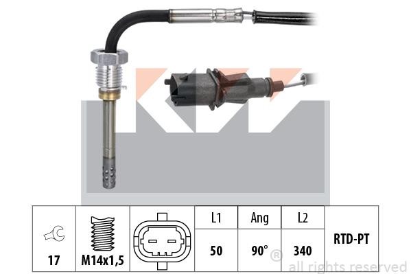 KW 422 092 Exhaust gas temperature sensor 422092
