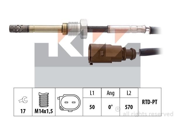 KW 422 266 Exhaust gas temperature sensor 422266