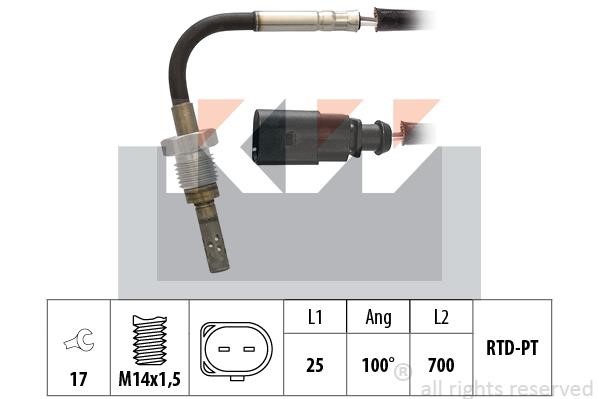 KW 422 180 Exhaust gas temperature sensor 422180