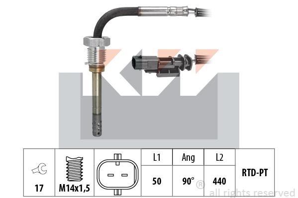 KW 422 090 Exhaust gas temperature sensor 422090