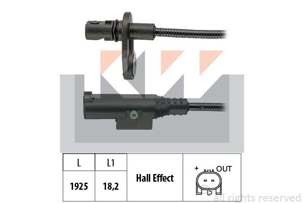 KW 460 247 Sensor, wheel speed 460247