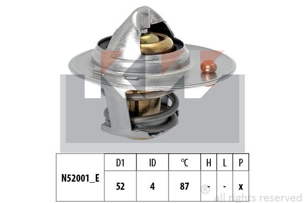 KW 580 825S Thermostat, coolant 580825S