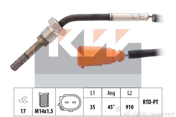 KW 422 016 Exhaust gas temperature sensor 422016