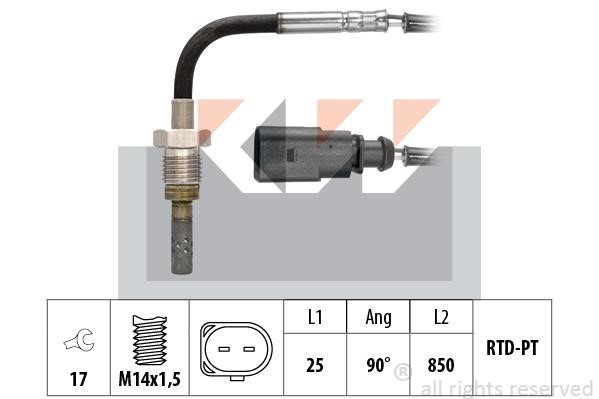 KW 422 291 Exhaust gas temperature sensor 422291