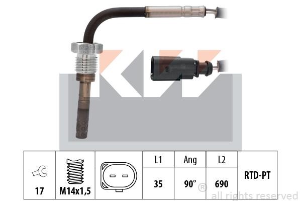 KW 422 145 Exhaust gas temperature sensor 422145