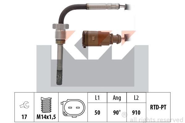 KW 422 242 Exhaust gas temperature sensor 422242