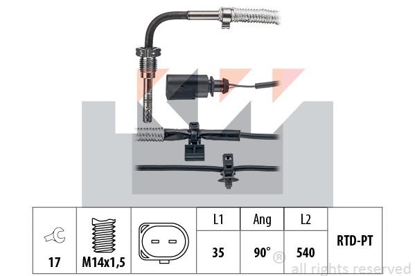 KW 422 320 Exhaust gas temperature sensor 422320