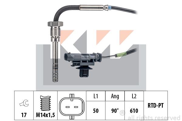 KW 422 342 Exhaust gas temperature sensor 422342