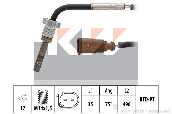 KW 422 265 Exhaust gas temperature sensor 422265