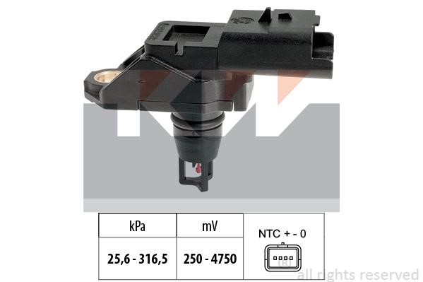 KW 493 335 Air Pressure Sensor, height adaptation 493335