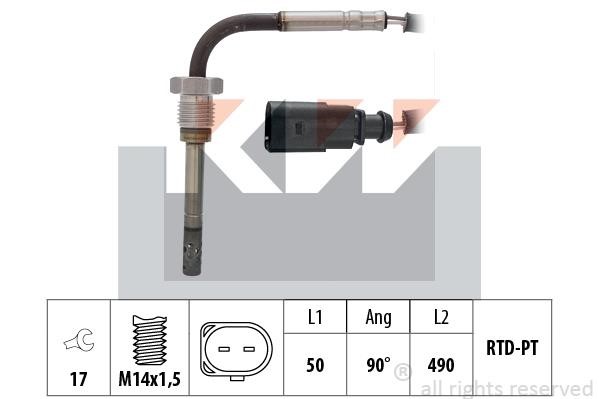 KW 422 154 Exhaust gas temperature sensor 422154