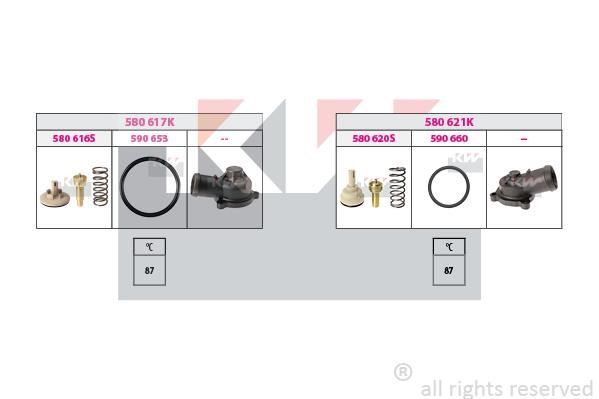 KW 579 955KK Thermostat, coolant 579955KK