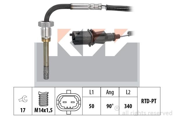 KW 422 165 Exhaust gas temperature sensor 422165