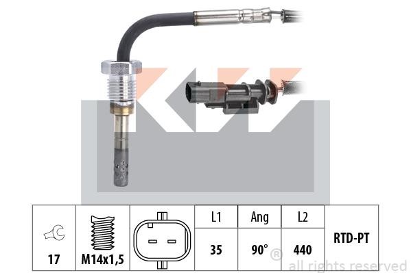 KW 422 088 Exhaust gas temperature sensor 422088