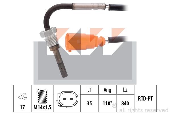 KW 422 247 Exhaust gas temperature sensor 422247