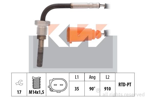 KW 422 035 Exhaust gas temperature sensor 422035