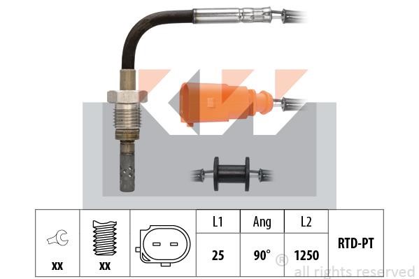 KW 422 280 Exhaust gas temperature sensor 422280