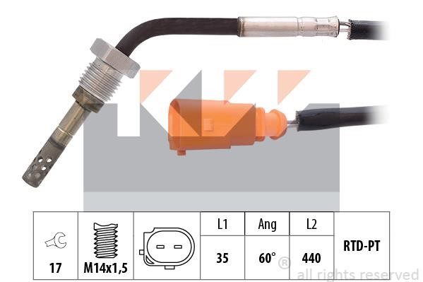 KW 422 276 Exhaust gas temperature sensor 422276