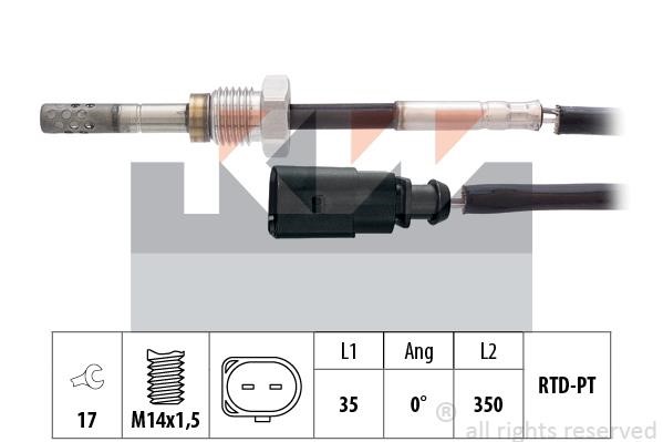 KW 422 286 Exhaust gas temperature sensor 422286