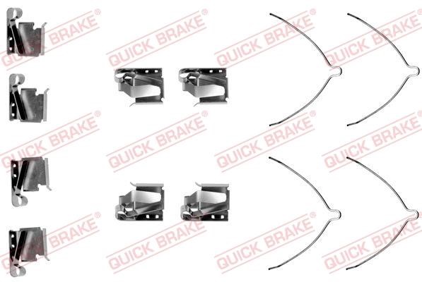 Kawe 109-1269 Mounting kit brake pads 1091269