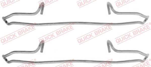 Kawe 109-1159 Mounting kit brake pads 1091159