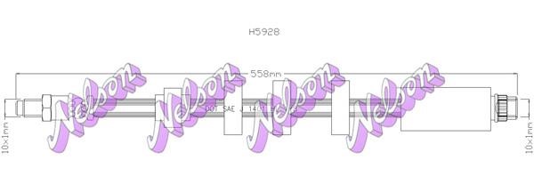 Kawe H5928 Brake Hose H5928