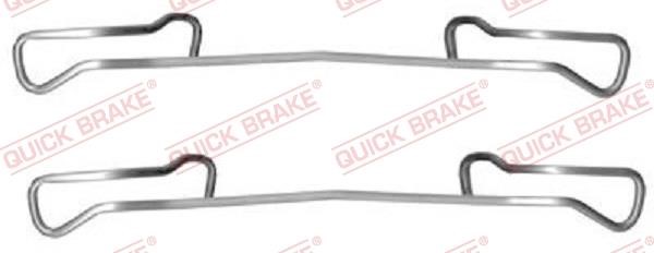 Kawe 109-1150 Mounting kit brake pads 1091150