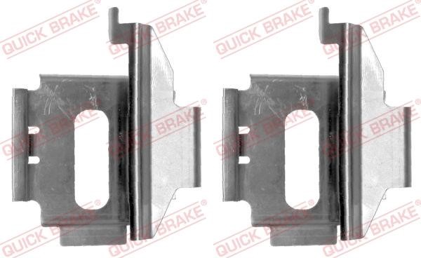 Kawe 109-1282 Mounting kit brake pads 1091282