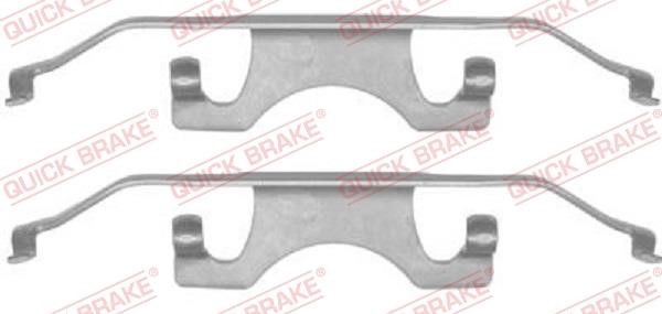Kawe 109-1241 Mounting kit brake pads 1091241